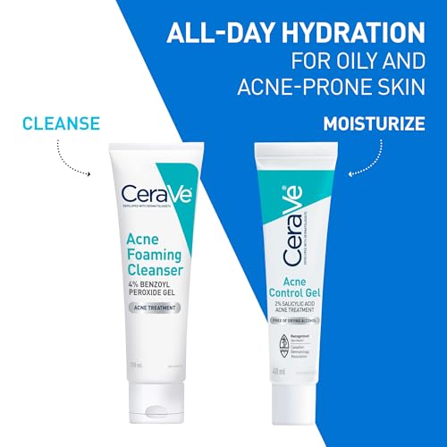 CeraVe 4% Benzoyl Peroxide ACNE Treatment Foaming Cleanser Face & Body Wash, with Hyaluronic Acid and Niacinamide. Helps Clear Acne Pimples and prevent breakouts. Gentle Gel, Fragrance-Free, 150ML