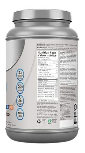 Garden of Life Sport Organic Plant Based Protein, Vanilla, 806g. Formulated with pea protein to help your body recover faster, build and repair muscle and fuel your metabolism along with Truly Clean multi-sourced plant based ingredients. 30g of Complete O