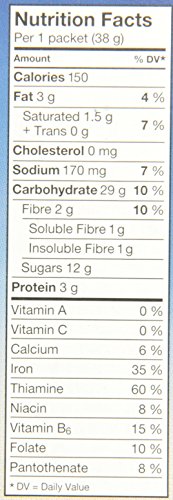 Quaker Regular Instant Oatmeal, 10 Packets, 280g