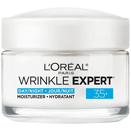 L’Oréal Paris Anti-Aging Face Cream 55+, Day & Night Skincare, Wrinkle Expert, With Calcium to Reduce the Look of Wrinkles, 50mL