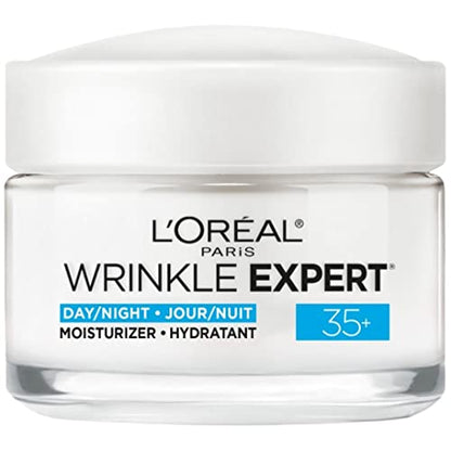 L’Oréal Paris Anti-Aging Face Cream 55+, Day & Night Skincare, Wrinkle Expert, With Calcium to Reduce the Look of Wrinkles, 50mL
