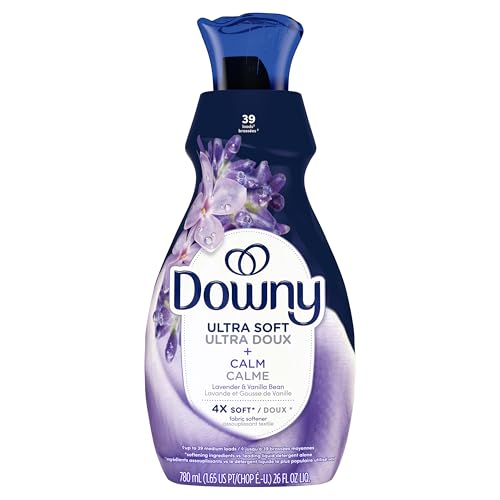 Downy Ultra Soft Fabric Softener Liquid, Calm, Lavender and Vanilla Bean, 2.76L