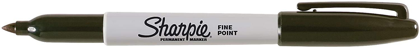 Sharpie Permanent Markers, Fine Point, Black, 36 Count - (New)