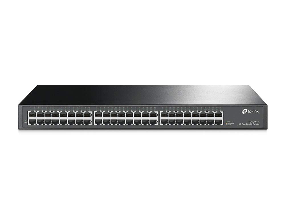 TP-Link TL-SG105 5 Port Gigabit Unmanaged Ethernet Network Switch, Ethernet Splitter, Plug and Play, Fanless Metal Design, Shielded Ports, Traffic Optimization, Limited Lifetime Protection,Black