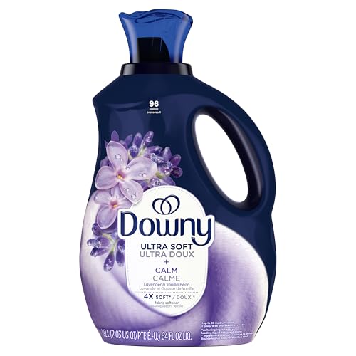 Downy Ultra Soft Fabric Softener Liquid, Calm, Lavender and Vanilla Bean, 2.76L