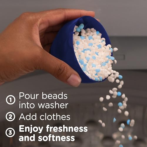 Downy Comfy Cozy In-Wash Laundry Scent Booster Beads, Meadow Rain Scent, Softness and Freshness, 725 Grams