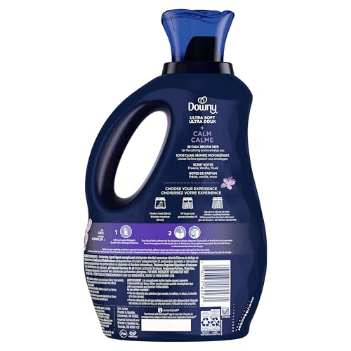 Downy Ultra Soft Fabric Softener Liquid, Calm, Lavender and Vanilla Bean, 2.76L
