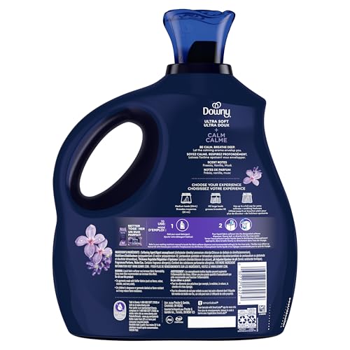 Downy Ultra Soft Fabric Softener Liquid, Calm, Lavender and Vanilla Bean, 2.76L