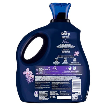 Downy Ultra Soft Fabric Softener Liquid, Calm, Lavender and Vanilla Bean, 2.76L