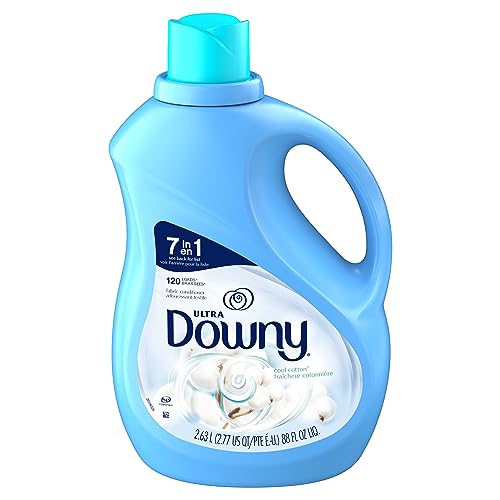 Downy Ultra Laundry Liquid Fabric Softener (Fabric Conditioner), Cool Cotton, 2.64L, 120 Loads