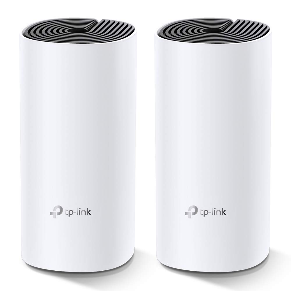 TP-Link Deco Whole Home Mesh WiFi System (Deco M4) – Up to 5,500 Sq. Ft. Coverage, Replaces Wireless Internet Routers and Extenders, Gigabit Ports, Works with Alexa, 3-Pack