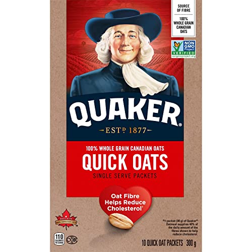 Quaker Regular Instant Oatmeal, 10 Packets, 280g