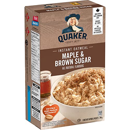 Quaker Regular Instant Oatmeal, 10 Packets, 280g