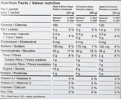 Quaker Regular Instant Oatmeal, 10 Packets, 280g