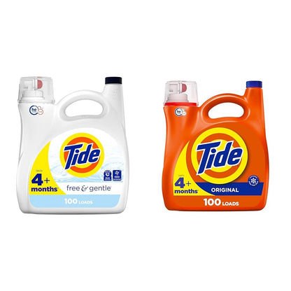 Tide Free & Gentle Liquid Laundry Detergent, 64 loads, 84 fl oz