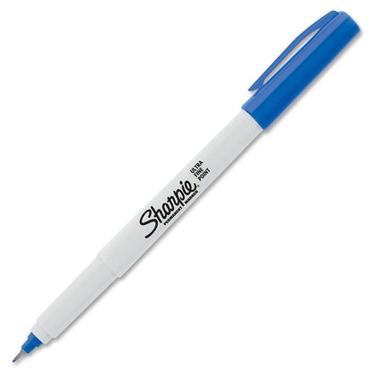 Sharpie Permanent Markers, Ultra Fine Point, Black, 2 Markers(37161)