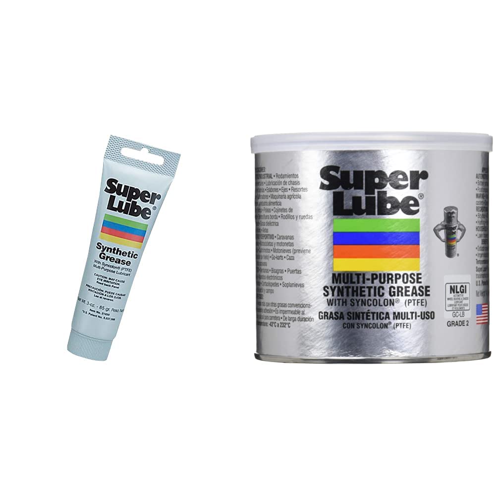 Super Lube 21030 Synthetic Grease (NLGI 2), 3 oz Tube ( Packaging May Vary )