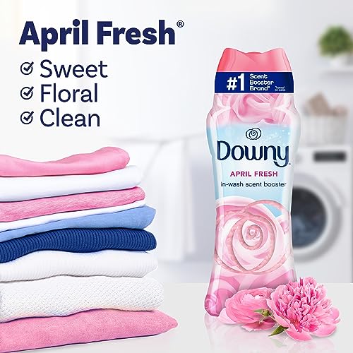 Downy In-Wash Laundry Scent Booster Beads, April Fresh, 680 Grams