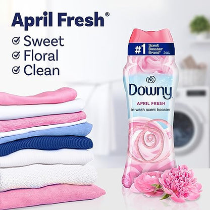 Downy In-Wash Laundry Scent Booster Beads, April Fresh, 680 Grams