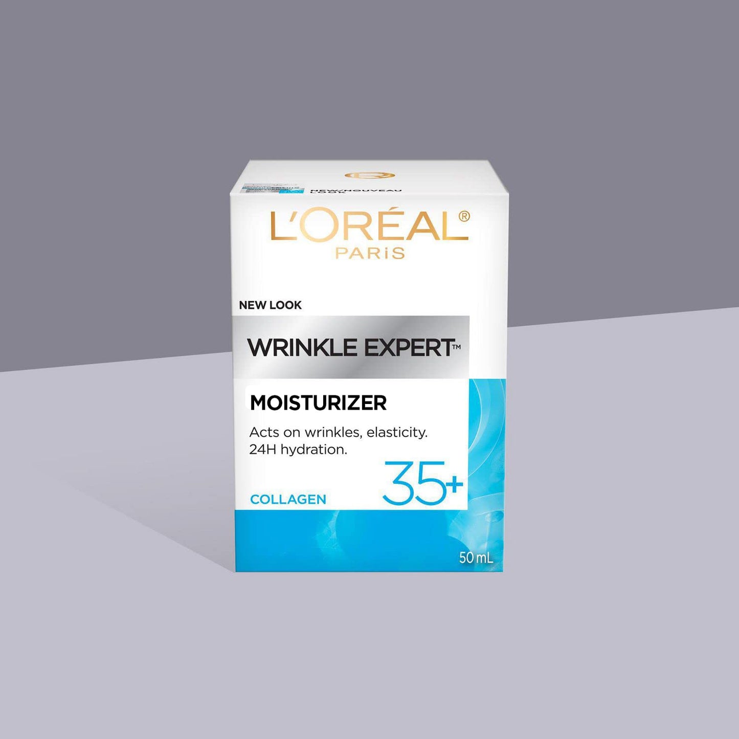 L’Oréal Paris Anti-Aging Face Cream 55+, Day & Night Skincare, Wrinkle Expert, With Calcium to Reduce the Look of Wrinkles, 50mL