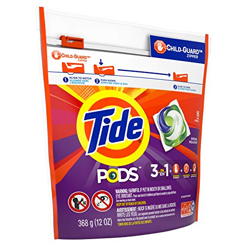 Tide PODS Liquid Laundry Detergent pacs, Spring Meadow Scent, 112 count