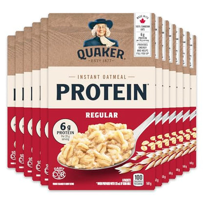 Quaker High Fibre Wild Berry Medley Instant Oatmeal, 8 Packets, 304g
