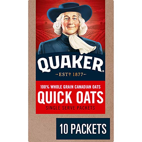 Quaker Regular Instant Oatmeal, 10 Packets, 280g