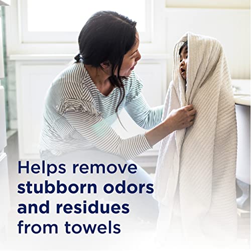 Downy Rinse & Refresh Laundry Odour Remover and Fabric Softener, Cool Cotton, Safe On All Fabrics, HE Compatible, 1.43L