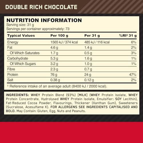 OPTIMUM NUTRITION Gold Standard Banana Cream 2lb
