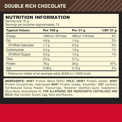 OPTIMUM NUTRITION Gold Standard Banana Cream 2lb