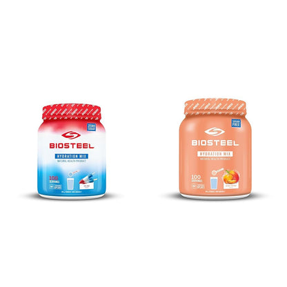 BioSteel Hydration Mix, Great Tasting Hydration with Zero Sugar, and No Artificial Flavours or Preservatives, Ice Pop Flavour, 100 Servings per Tub
