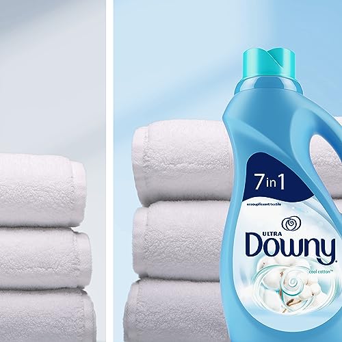 Downy Ultra Laundry Liquid Fabric Softener (Fabric Conditioner), Cool Cotton, 2.64L, 120 Loads