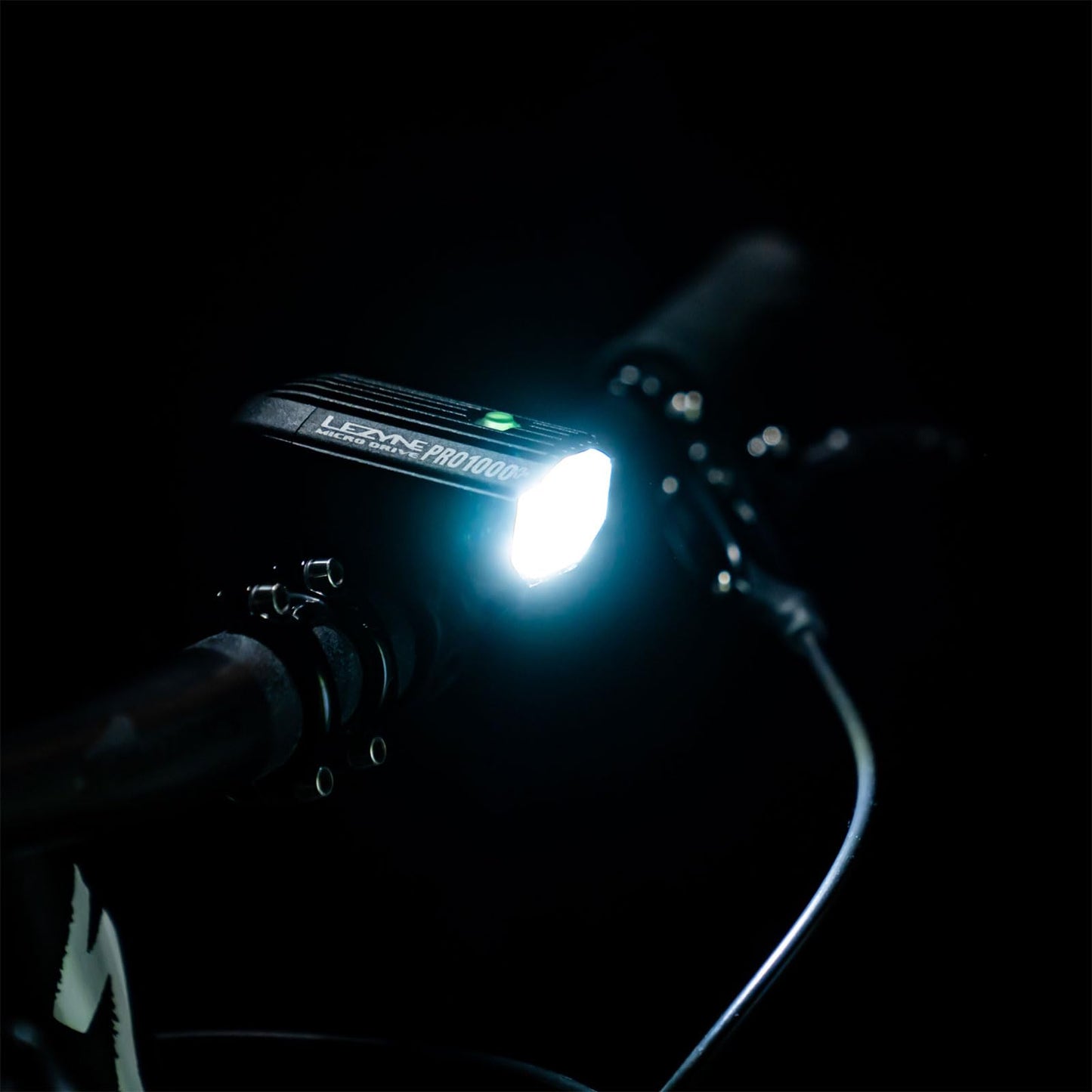 Lezyne Micro Drive Pro Bicycle Front Light, White LED, Road, Mountain, Gravel Bike, USB Rechargeable