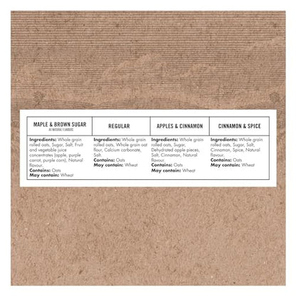 Quaker Maple & Brown Sugar Flavour Instant Oatmeal, 18 Packets, 774g