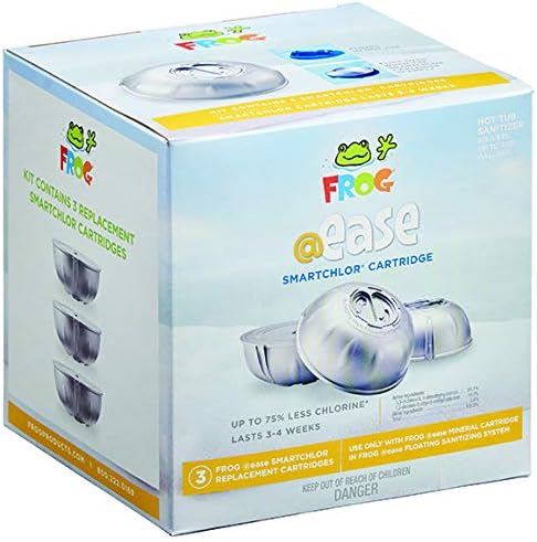 FROG @ease Floating Sanitizing System plus FROG @ease SmartChlor Cartridge 3 Pack, Set