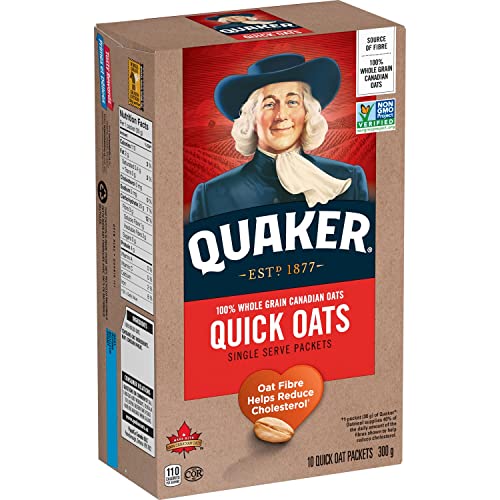 Quaker Regular Instant Oatmeal, 10 Packets, 280g