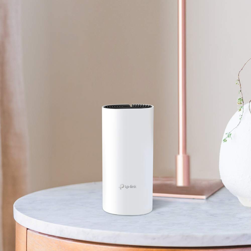 TP-Link Deco Whole Home Mesh WiFi System (Deco M4) – Up to 5,500 Sq. Ft. Coverage, Replaces Wireless Internet Routers and Extenders, Gigabit Ports, Works with Alexa, 3-Pack