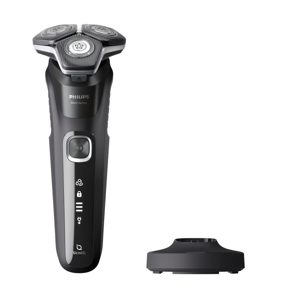Philips Electric Shaver Series 5000, Wet & Dry with Charging Stand, S5898/25