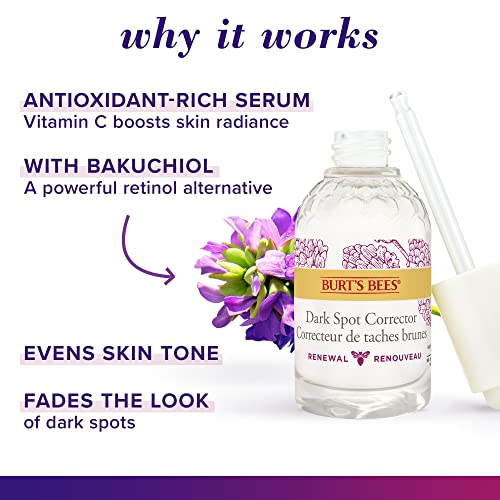 Burt's Bees® Face Cream, Renewal Anti-Wrinkle Moisturizing Face Cream, Holiday Gift, with Bakuchiol Natural Retinol Alternative, 51 g
