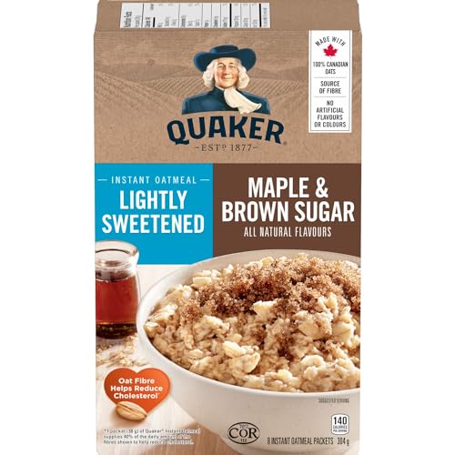 Quaker Regular Instant Oatmeal, 10 Packets, 280g