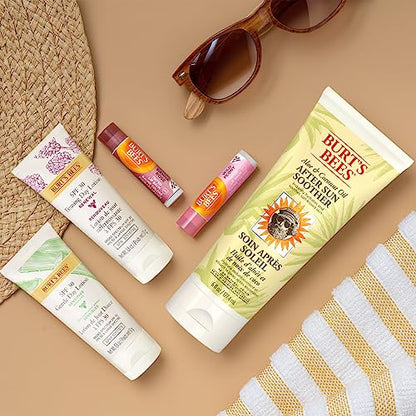 Burt's Bees Sensitive Hydrating Gentle Daily Face Cream Moisturizer Face Lotion for Sensitive Skin with Aloe and Rice Milk, 98.9% Natural Origin, Developed with Dermatologists, 51g