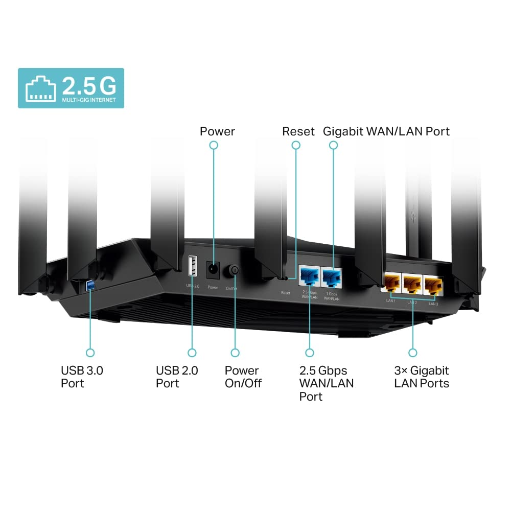 TP-Link AX1800 WiFi 6 Smart WiFi Router (Archer AX23) - Dual Band Gigabit Wireless Internet Router, OFDMA, Parental Controls, Long Range Coverage