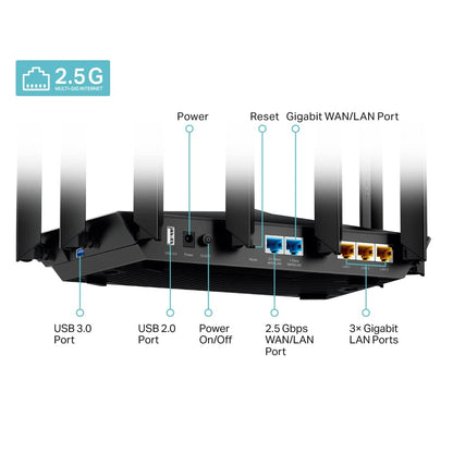 TP-Link AX1800 WiFi 6 Smart WiFi Router (Archer AX23) - Dual Band Gigabit Wireless Internet Router, OFDMA, Parental Controls, Long Range Coverage