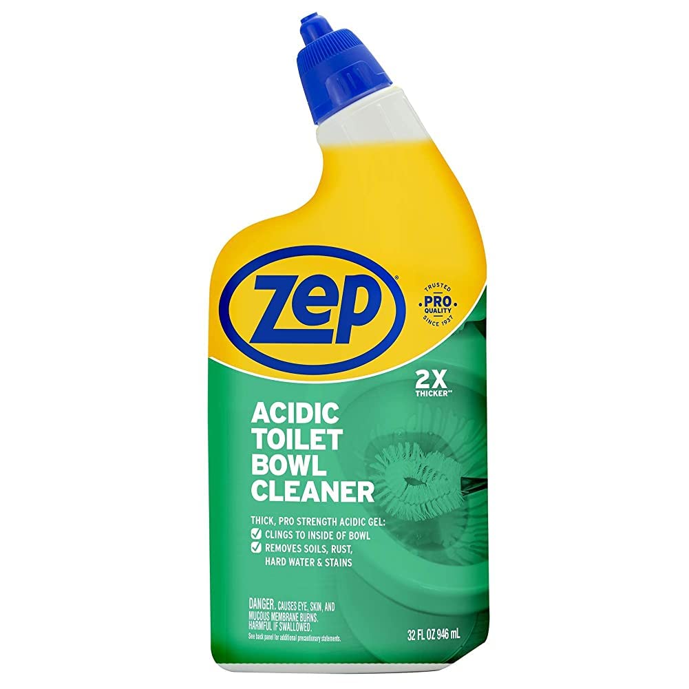 Zep Nettoyant acide pour cuvette de toilette, 946,2 g, blanc, vert d'hiver