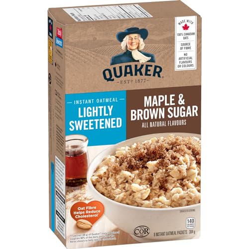 Quaker Regular Instant Oatmeal, 10 Packets, 280g