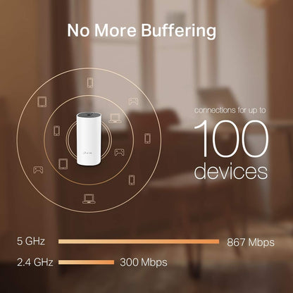 TP-Link Deco Whole Home Mesh WiFi System (Deco M4) – Up to 5,500 Sq. Ft. Coverage, Replaces Wireless Internet Routers and Extenders, Gigabit Ports, Works with Alexa, 3-Pack