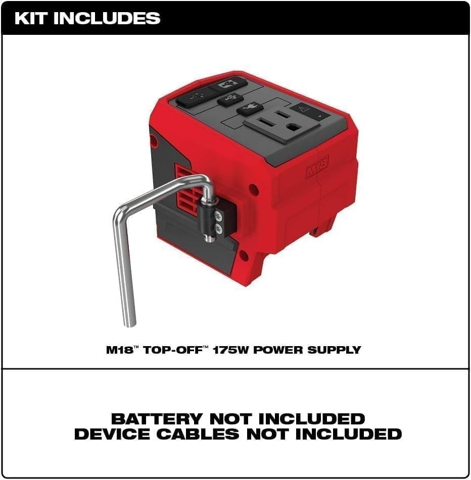 Milwaukee 2846-20 M18™ TOP-Off™ 175W Power Supply (Tool Only)