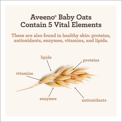 Aveeno Baby Daily Wash and Shampoo Baby’s Hair and Sensitive Skin Cleanser with Natural Oat - Paraben Free and Phthalate Free, Sulfates-free and Dye-free - 975 Milliliters
