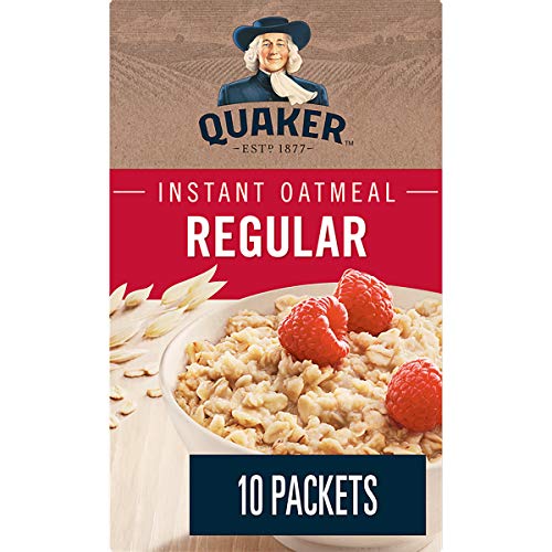 Quaker Regular Instant Oatmeal, 10 Packets, 280g