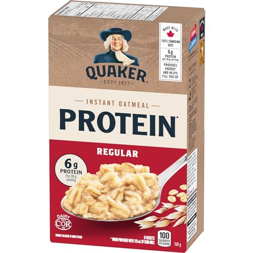 Quaker High Fibre Wild Berry Medley Instant Oatmeal, 8 Packets, 304g